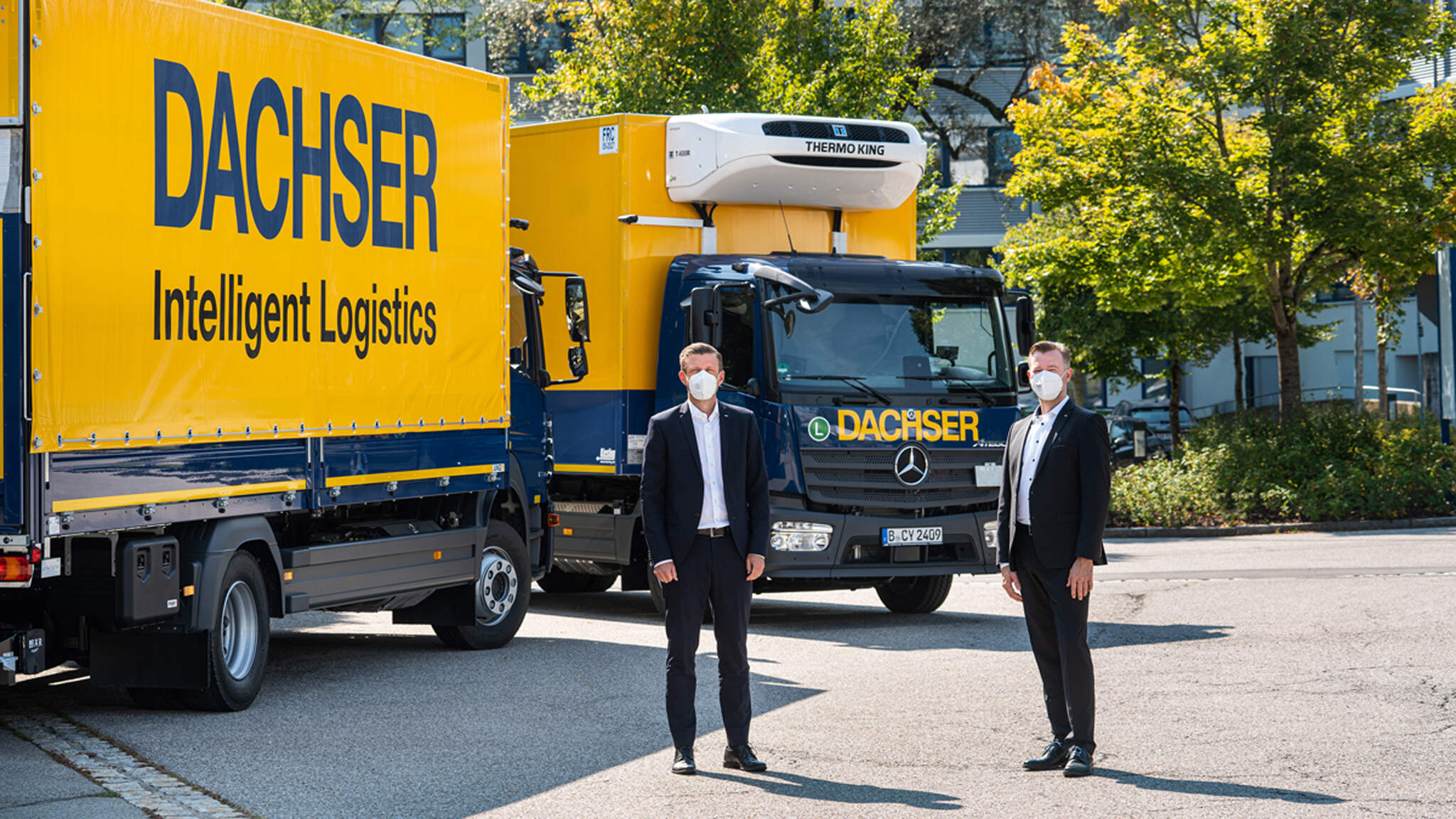 v.l.n.r.: Alexander Tonn, COO Road Logistics Dachser und Martin Kehnen, Head of CharterWay Germany