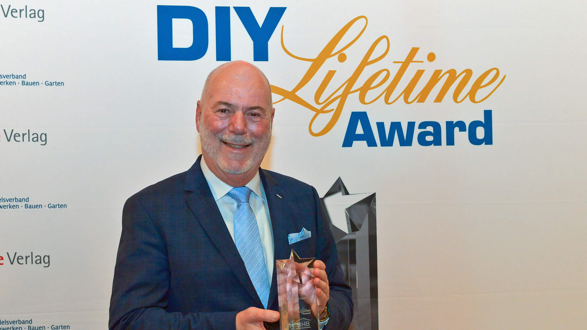 Ralf Meistes erhält DIY-Lifetime Award 2019. 
