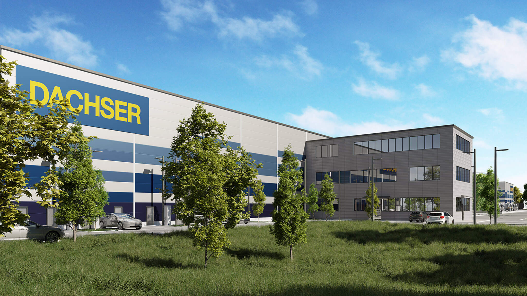 Ein Modellbild des neu geplanten Warehouses in Rastatt. Foto: DFI Real Estate Ein Modellbild des neu geplanten Warehouses in Rastatt. Foto: DFI Real Estate