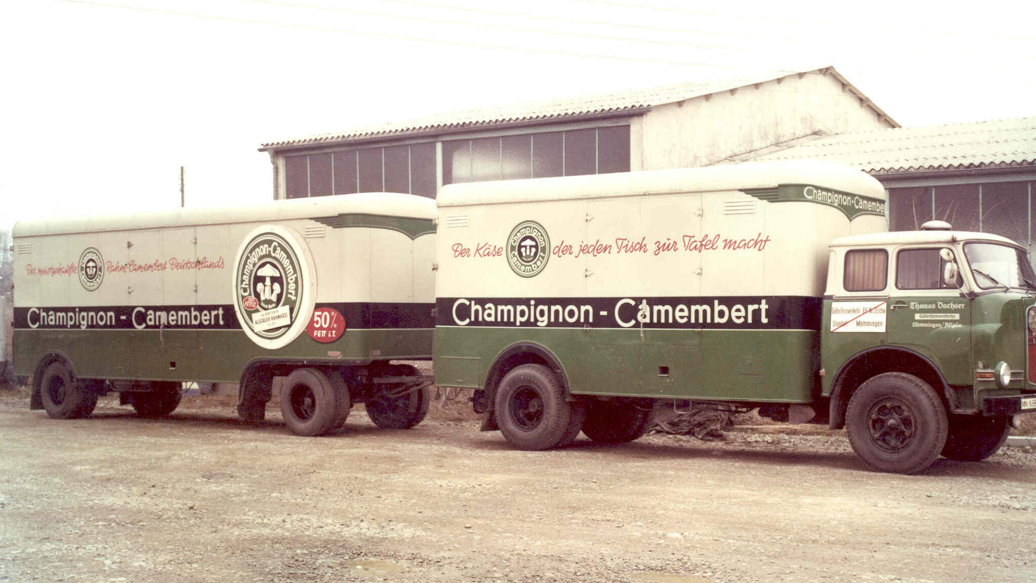 Die Zusammenarbeit zwischen DACHSER und Champignon reicht zurück bis ins Jahr 1958