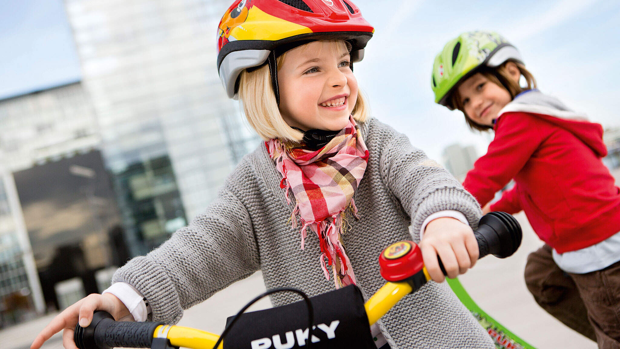 Die Lauf- und Dreiräder von Puky sind bei Kindern sehr beliebt.